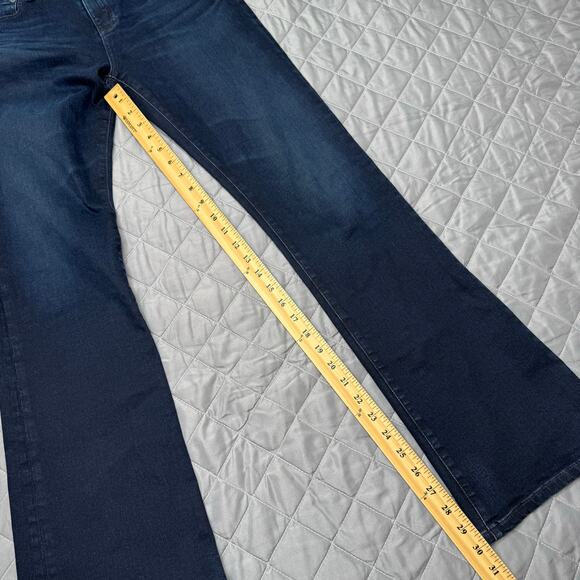 AG Adriano Goldschmied angel low-rise boot leg jeans Japanese fabric women’s 28R - Picture 8 of 8